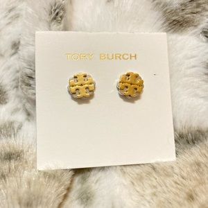 Tory Burch Logo Flower Studs